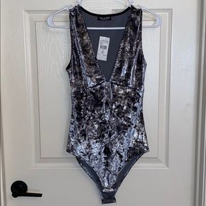 Velvet bodysuit
